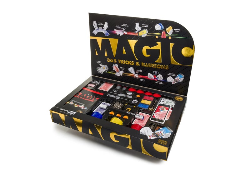 Marvins Magic Marvin’s Magic Ultimate 365 Magic Tricks & Illusions Set – Complete Magician Kit with Cards, Cups & Mind Reading Tricks - Image 1